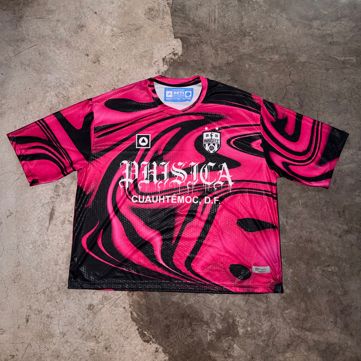 JERSEY "ACID PINK" / Textura Liquida